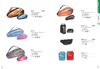 KGT-12（Black,Orange） 3 pcs pack - $36,00    KGT-13（Gray;Rose） 3 pcs pack - $40,00 <br>
KGS-19T（Pink;Blue） 6 pcs pack - $40,00    KGS-25(Orange;Blue) 6 pcs pack - $44,50 <br>
KKS-02(Black) Shoes Bag - $12,75     KMB-03（Black） Waist bag - $16,50 <br>
KKC-08(Red;Blue） Coach bag - $18,00 